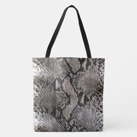 Luxury Python Snake Skin - Rich Elegant Mode Tote Bag (Voorkant)