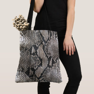 Luxury Python Snake Skin - Rich Elegant Mode Tote Bag