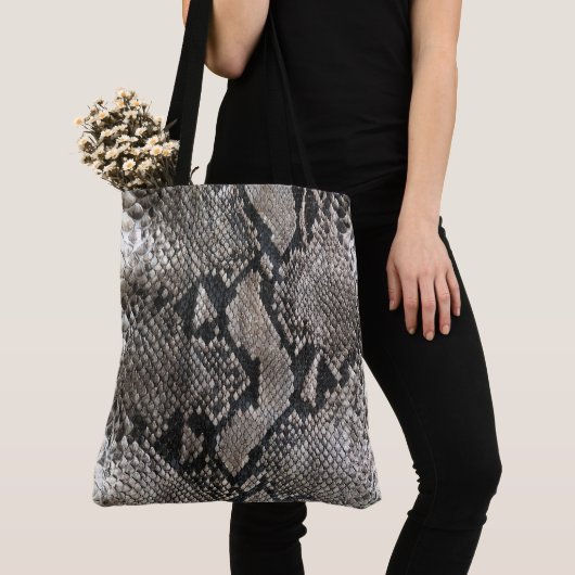 Luxury Python Snake Skin - Rich Elegant Mode Tote Bag (Dichtbij)