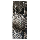 Luxury Python Snake Skin - Rich Elegant Mode Wijn Cadeautas (Achterkant)