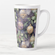 Luxury Radiance: Paarse en gouden kerstsprando