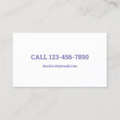 Luxury Real Estate Agent Realtor Visitekaartje (Achterkant)