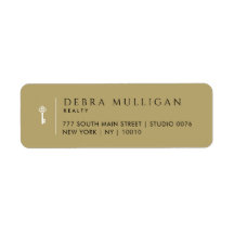Luxury Real Estate Agent Return Address Labels
