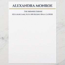 Luxury Real Estate Letterhead Briefhoofd