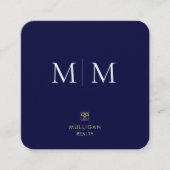 Luxury Realtor Square Visitekaartje (Voorkant)