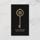 Luxury Realty Group Black Gold Visitekaartje (Voorkant)
