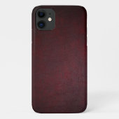 Luxury Red Premium Textured Design Case-Mate iPhone Case (Achterkant)