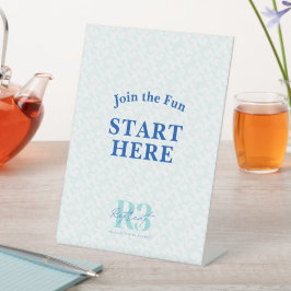  Luxury Retreat Corporate Event Reclamebord Met Voetstuk