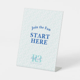  Luxury Retreat Corporate Event Reclamebord Met Voetstuk