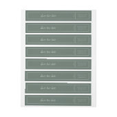 Luxury Return Address Label-Wedding, Personal (Vel)