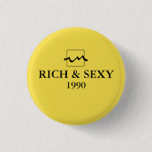 Luxury Rich 1990 Ronde Button 3,2 Cm (Voorkant)