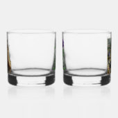 Luxury Rocks Glass Set - Personalised Monogram A Whisky Glas (Rechts)