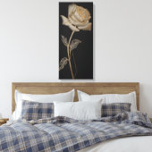 Luxury Roos Canva Canvas Afdruk (Insitu (Slaapkamer))