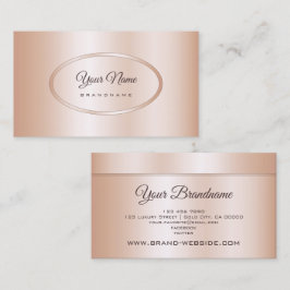 Luxury Roos Gold Effect Professional en Trendy Visitekaartje