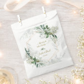 Luxury Roos Gold Geometric Greenery Wedding Bedankzakje (Geknipt)