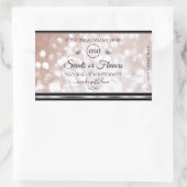 Luxury Roos Gold Shimmer Product Label Juwelen Log (Tas)