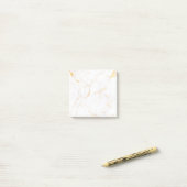 Luxury Rose Gold Ink Art Notes Block (Op bureau)