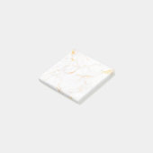 Luxury Rose Gold Ink Art Notes Block (Schuin)
