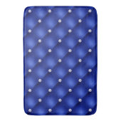 Luxury Royal Blue Diamond Tufted Pattern Badmat (Voorkant Verticaal)