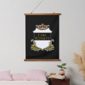 Luxury Royal Crown Crest Gold Shield Hangend Wandkleed (Slaapkamer)