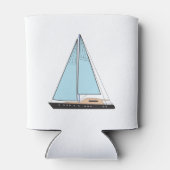 Luxury Sailing Yacht Boat Blikjeskoeler (Achterkant)