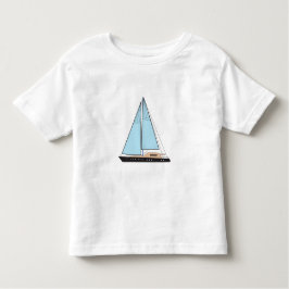Luxury Sailing Yacht Boat Kinder Shirts