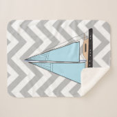 Luxury Sailing Yacht Boat Sherpa Deken (Voorkant (horizontaal))