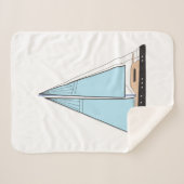 Luxury Sailing Yacht Boat Sherpa Deken (Voorkant (horizontaal))