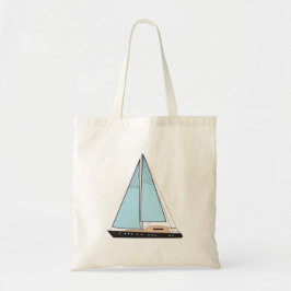 Luxury Sailing Yacht Boat Tote Bag