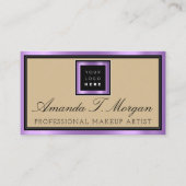 Luxury Services Interior Event Wedding Paars Visitekaartje (Voorkant)