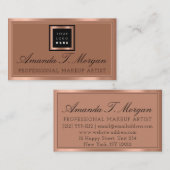 Luxury Services Wedding Event Production Copper Visitekaartje (Voorkant / Achterkant)