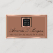 Luxury Services Wedding Event Production Copper Visitekaartje (Voorkant)