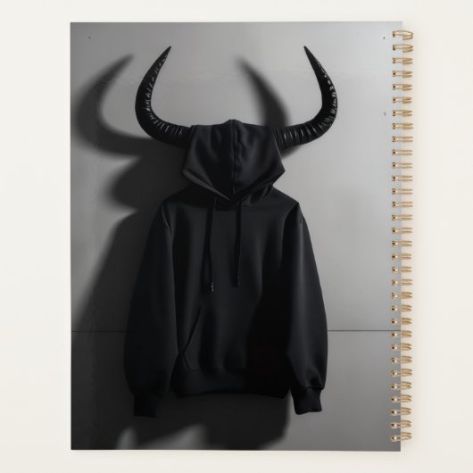 Luxury Shadow Hoodie – Halloween Edition Planner (Achterkant)