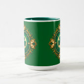 Luxury Shamrock St Patrick’s Day Shirt – caneca Mok (Midden)