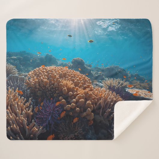 Luxury Sherpa Blanket  Deken (Voorkant (horizontaal))