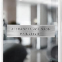 Luxury Silver Foil Modern Business