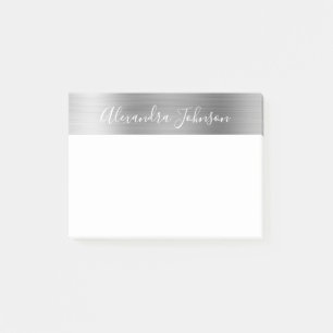 Luxury Silver Foil Professional Business Post-it® Notes