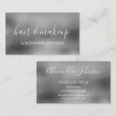 Luxury Silver Foil Professional Visitekaartje (Voorkant / Achterkant)