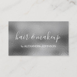 Luxury Silver Foil Professional Visitekaartje
