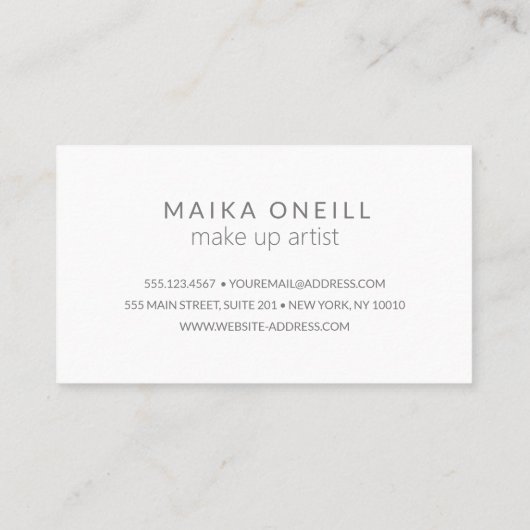 Luxury Silver Glitter Bokeh professional Visitekaartje (Achterkant)