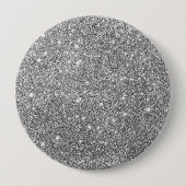 Luxury Silver Glitter Button (Voorkant)