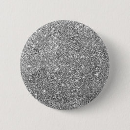 Luxury Silver Glitter Button