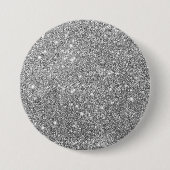 Luxury Silver Glitter Button (Voorkant)
