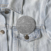 Luxury Silver Glitter Button (In situ)