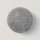 Luxury Silver Glitter Button (Voorkant)
