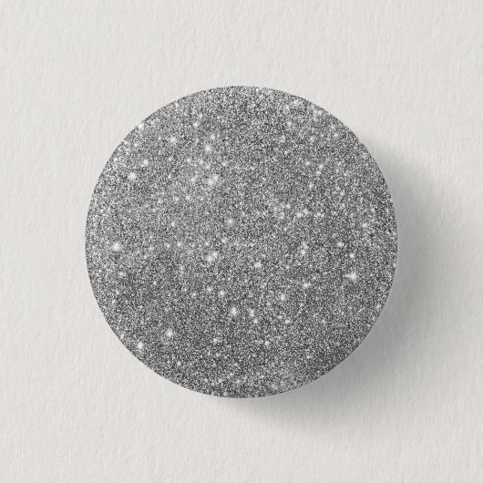 Luxury Silver Glitter Button (Voorkant)