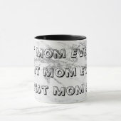 Luxury Silver Glitter Marble Customize Mok (Midden)