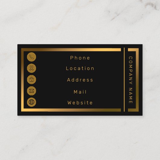 Luxury Silver Glitter Marble Customize Visitekaartje (Achterkant)