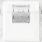 Luxury Silver Product Labels Diamonds en Monogram (Tas)