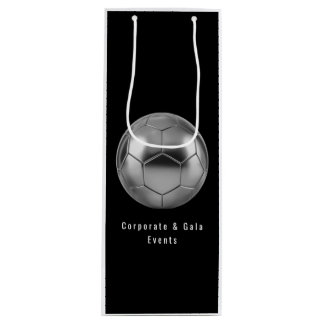 Luxury Silver Soccer Ball for Corporate Gala&Event Wijn Cadeautas
